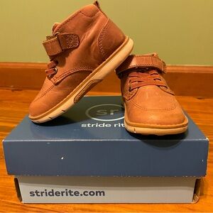 Stride Rite Tan Kids Boots